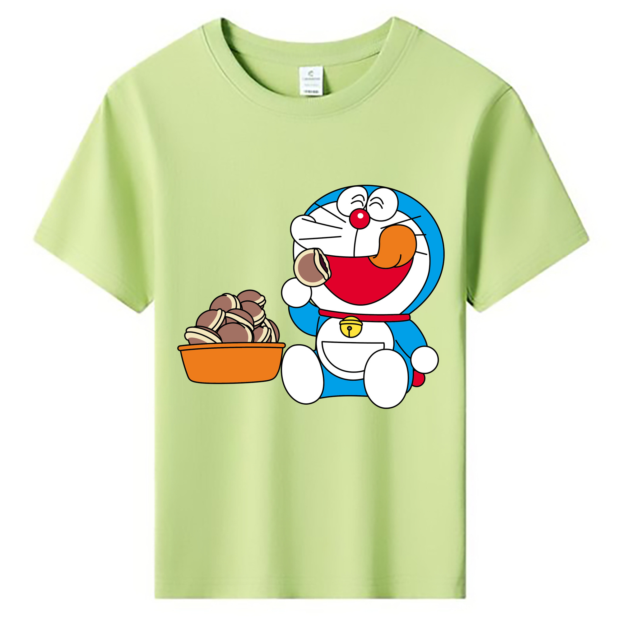 （画像用） ドラえもん Doraemon 綿100％キッズTシャツ（フロントプリント）